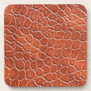 Dessous-de-verre Motif en cuir