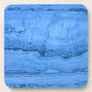 Dessous-de-verre Motif en granit bleu, marbre bleu, pierre bleue