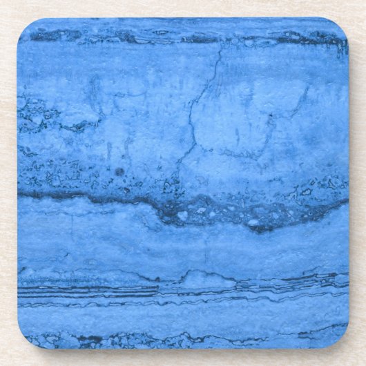 Dessous-de-verre Motif en granit bleu, marbre bleu, pierre bleue (Devant)