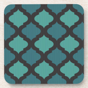 Dessous-de-verre motif en mosaïque de style arabe