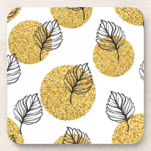 Dessous-de-verre motif feuille (Devant)