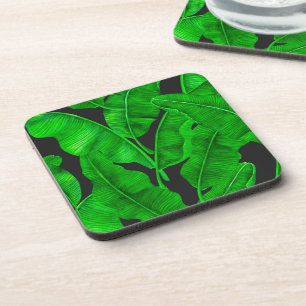 Dessous-de-verre Motif feuille de banane