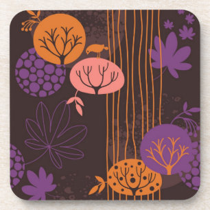 Dessous-de-verre Motif floral 2