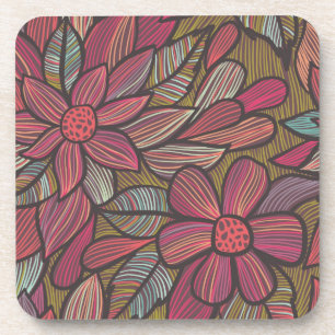 Dessous-de-verre Motif floral 4