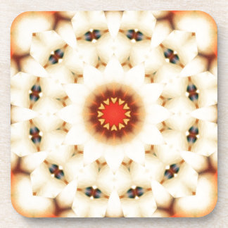 Dessous-de-verre Motif floral à la crème douce