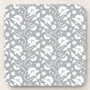 Dessous-de-verre Motif floral de dentelle