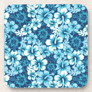 Dessous-de-verre Motif floral de ketmie de surf