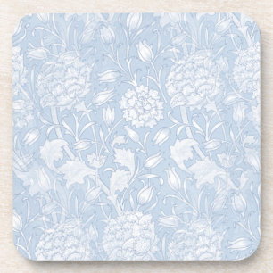 Dessous-de-verre Motif Floral William Morris en bleu
