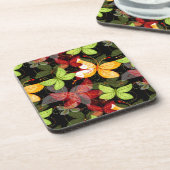 Dessous-de-verre Motif foncé d'automne (Côté gauche)
