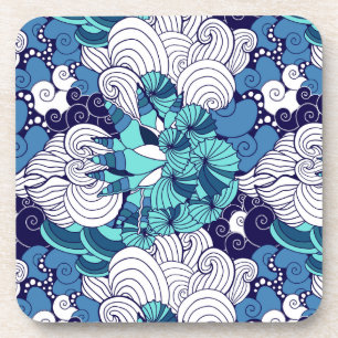 Dessous-de-verre Motif funky Seashell