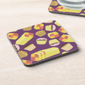 Dessous-de-verre Motif Gâteaux Rétro (Côté gauche)