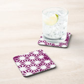 Dessous-de-verre Motif géométrique à baies et blanc (Côté Droit)