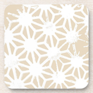 Dessous-de-verre Motif géométrique beige