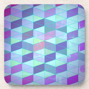 Dessous-de-verre Motif géométrique Cubes en Triangles