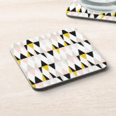 Dessous-de-verre Motif géométrique fendu de triangle (Côté gauche)