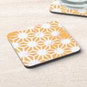 Dessous-de-verre Motif géométrique jaune (Côté gauche)