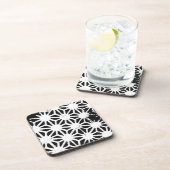 Dessous-de-verre Motif géométrique noir et blanc (Côté Droit)