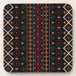 Dessous-de-verre Motif géométrique Vintage tendance stylé coloré