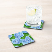 Dessous-de-verre Motif hydrangée bleu (Côté Droit)