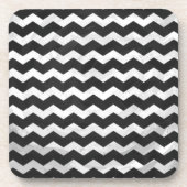 Dessous-de-verre Motif Kohl Black Chevron (Devant)