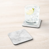 Dessous-de-verre Motif Marbre blanc élégant (Côté Droit)