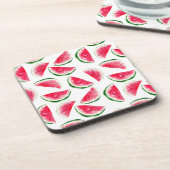 Dessous-de-verre Motif mignon d'ananas et de pastèque (Côté gauche)