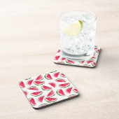 Dessous-de-verre Motif mignon d'ananas et de pastèque (Côté Droit)