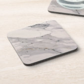 Dessous-de-verre Motif moderne en marbre noir gris rose (Côté gauche)