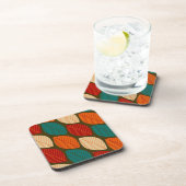 Dessous de verre Motif moderne "feuille" du milieu (Côté Droit)