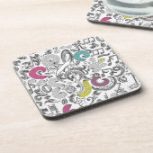 Dessous-de-verre Motif musical (Côté gauche)