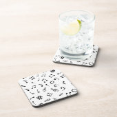 Dessous-de-verre Motif musical (Côté Droit)