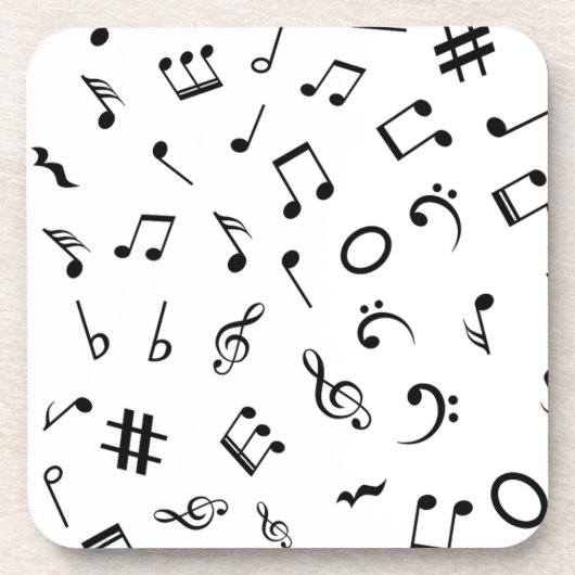 Dessous-de-verre Motif musical (Devant)