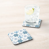 Dessous-de-verre motif nautique (Côté Droit)