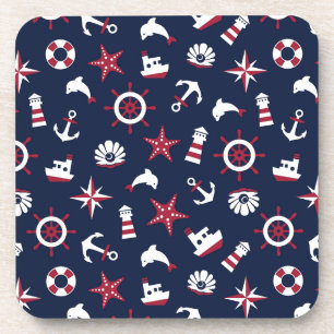 Dessous-de-verre Motif nautique de mer