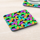 Dessous-de-verre Motif Neonscape Leaf (Côté gauche)