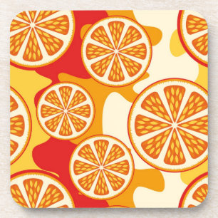 Dessous-de-verre Motif orange