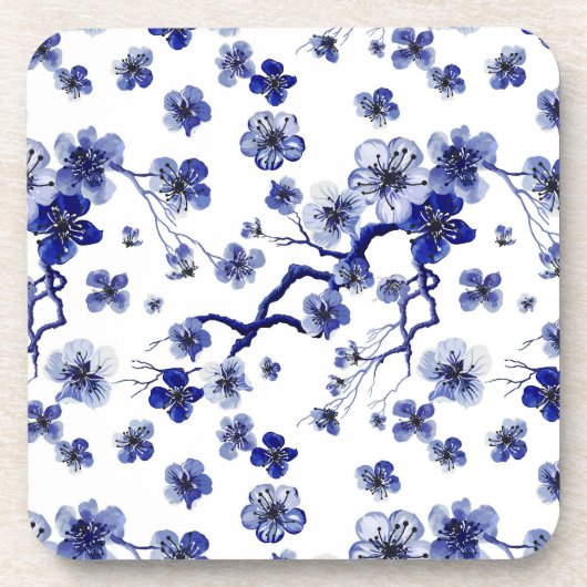 Dessous-de-verre Motif oriental de branche de Sakura (Devant)