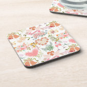 Dessous-de-verre motif ornements mariages (Côté gauche)