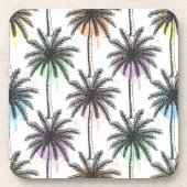 Dessous-de-verre Motif Paint Drop Palm Tree (Devant)