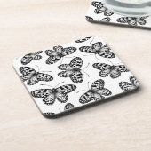 Dessous-de-verre Motif papillon en papier (Côté gauche)