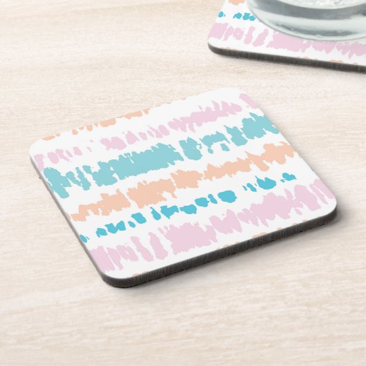 Dessous-de-verre Motif Pastel Batik (Côté gauche)