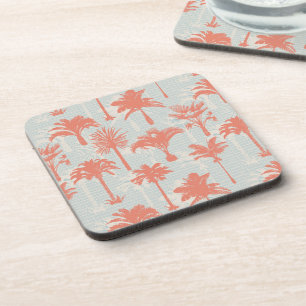 Dessous-de-verre Motif Pastel Palm Tree