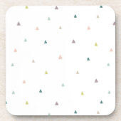 Dessous-de-verre Motif Pastel Triangle (Devant)