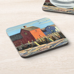 Dessous-de-verre Motif pittoresque #1 Rockport Fishing Shopping