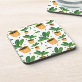 Dessous-de-verre motif plante (Côté gauche)