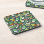 Dessous-de-verre motif plante (Côté gauche)