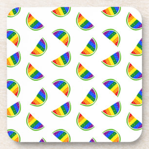 Dessous-de-verre Motif Rainbow Watermelon