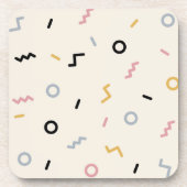 Dessous-de-verre Motif Retro Squiggle (Devant)