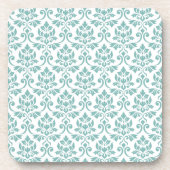 Dessous-de-verre Motif sarcelle damas (Devant)