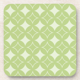 Dessous-de-verre Motif shippo vert olive